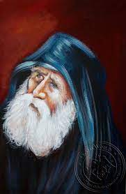 Saint Paisios Original Hand Painted