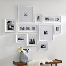 Photo Wall Decor White Picture Frames