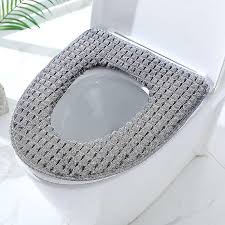 Toilet Seat Cover Zipped Grey