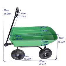 Green Steel Garden Cart Dq Ydw2 1201