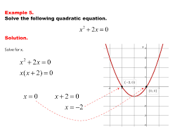 Math Example Quadratics Solving