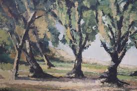 Italian Woodland Landscape Painting