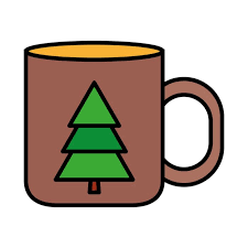 Happy Merry Pine Tree In Mug