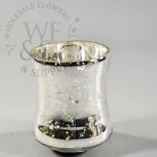 Small Mercury Glass Candle Holders