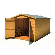 12 X 8 Shire Overlap Apex Garden Shed