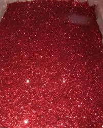 Bright Red Metal Flake Glitter 4 Ounce