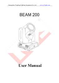 beam 200 user manual manualzz