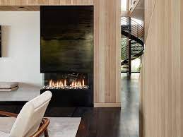 Ortal Corner Coastal Fireplaces Design