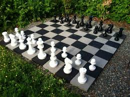 Giant Chess Board For The Garden