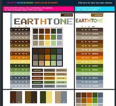 Earth Tones Paint Color Schemes