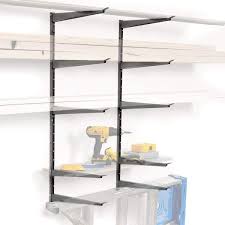 Delta Cycle 5 Tier Heavy Duty Steel Garage Storage Rack And Lumber Rack Adjustable Shelves Holds Up To 800 Lbs