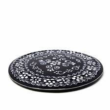 Global Craft Mexican Ink Pottery Trivet