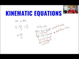 Kinematics Equations Ap Physics 1 Sat