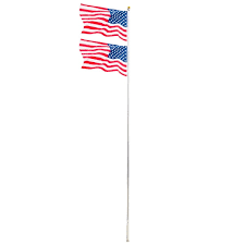 Sectional Garden Flag Pole Kit 25ft