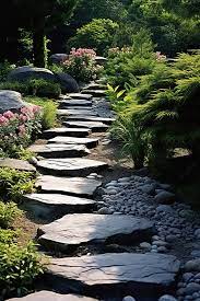 Garden Walkways And Stepping Stones For