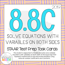 Staar Test Prep Teks Task Cards