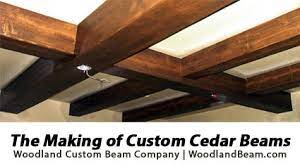 custom decorative cedar box beams from