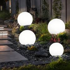 Solar Balls Set Garden Solar Lamp Ball