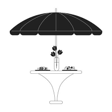 Umbrella Patio Dining Table Dinner