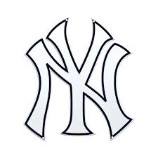 New York Yankees Laser Cut Steel Logo
