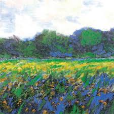 Design Toscano Field Of Yellow Irises