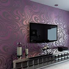 Paper Living Room Textured Wallpaper At