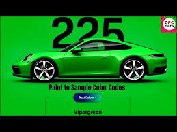 Porsche 911 992 Paint To Sample Color
