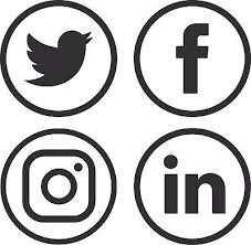 Social Media Logo Vinyl Stickers Window