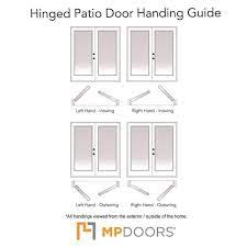 Hand Outswing Hinged Patio Door