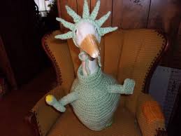 Lady Liberty Goose Geese Outfit Crochet
