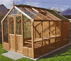 Thermowood Wooden Greenhouse 217