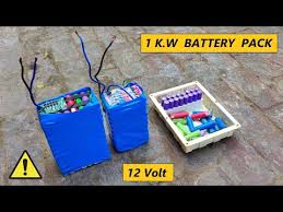 Make 12v 1000w Lithium Ion 18650