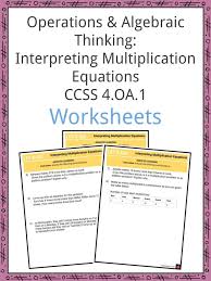 Interpreting Multiplication Equations
