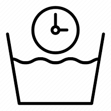 Timer Tub Washing Water Icon