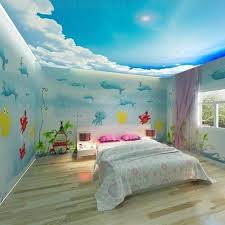 Matte Synthetic Wood Kids Bedroom 3d