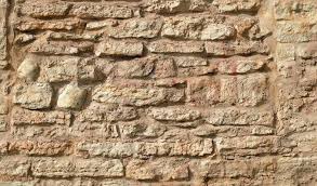Texture Of A Beige Stone Wall Smooth