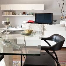 Clear Rectangle Glass Table Top