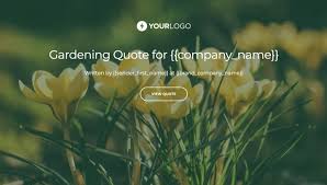 Free Gardening Quote Template Better