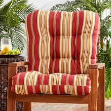 Greendale Home Fashions Outdoor Seat Back Chair Cushion Roma Stripe