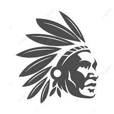 Native American Icon Logo Design Usa