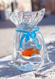 Sachet Aquarium Red Fish Murano Glass