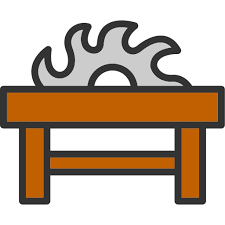 Table Saw Generic Color Lineal Color Icon