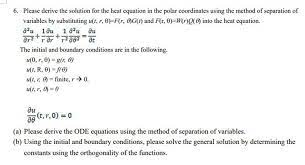 Solution For The Heat Equation Chegg