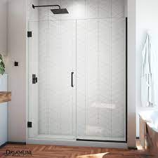 Unidoor Plus 53 1 2 61 Hinged Shower