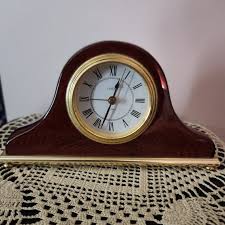 Linden Quartz Solid Wood Mantel Clock