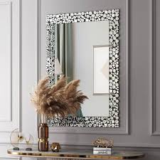 Kohros 32 In X 47 In Modern Rectangle Framed Decorative Mirror