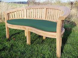 Half Moon Curved Garden Bench Cushion