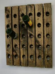 Riddling Rack Wine Rack Distressed