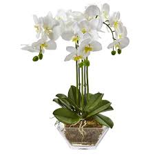 Artificial Triple Phalaenopsis Orchid