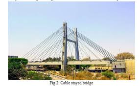 cable stayed bridge and girder bridge